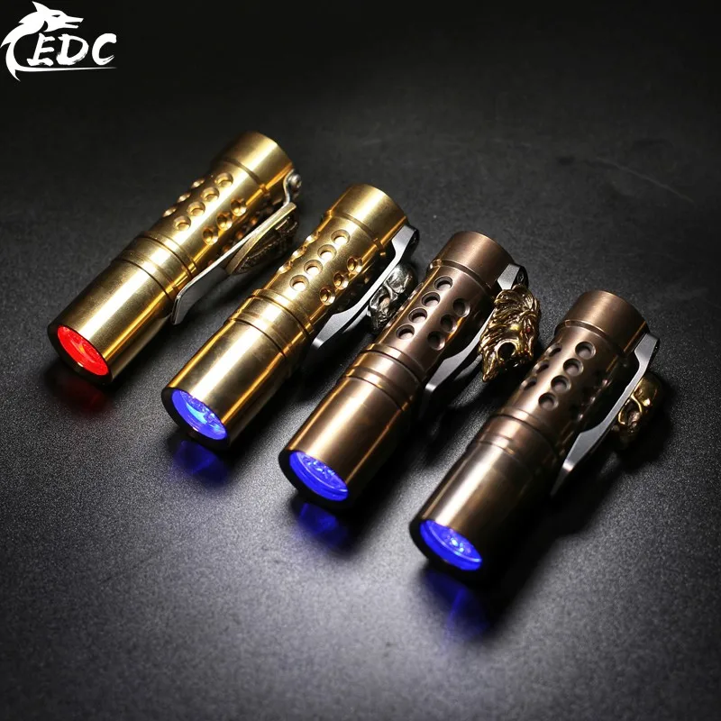 Светодиодный фонарик A177 с антибликовым покрытием старинный ретро из 14500/16340