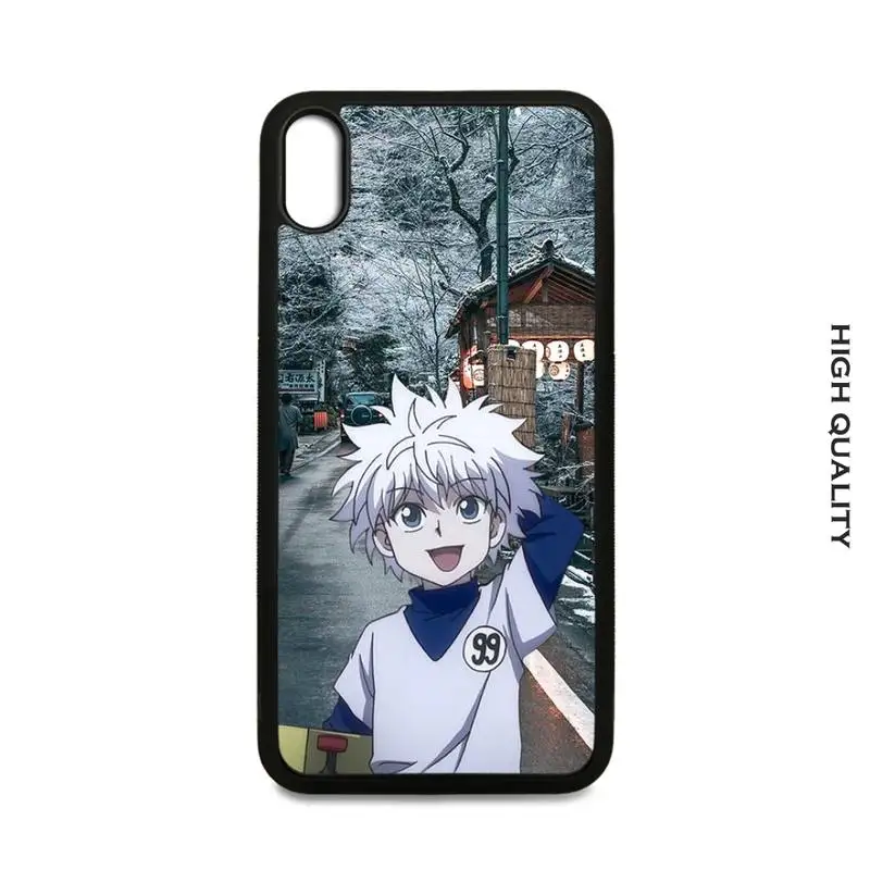 

Hunter X Hunter Killua Soft TPU Hard PC Mobile Phone Case Cover For IPhone 12 11 Pro Max Xs X Xr 7 8 6 6s Plus Se 2020