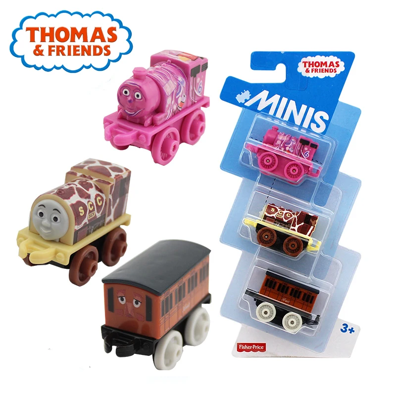 Thomas &amp Friends Minis Train Engines 3 Pack Diecast Toy James Percy Character Player Pocket Toys CHL60 Brinquedo Kid | Игрушки и
