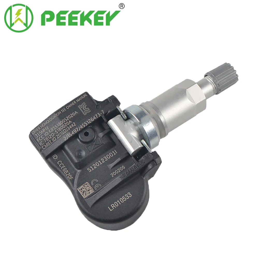

PEEKEY 4pcs LR010533 Tire Pressure Sensor Monitoring System TPMS 315Mhz For Land Rover LR3 Range Rover Evoque Sport Jaguar