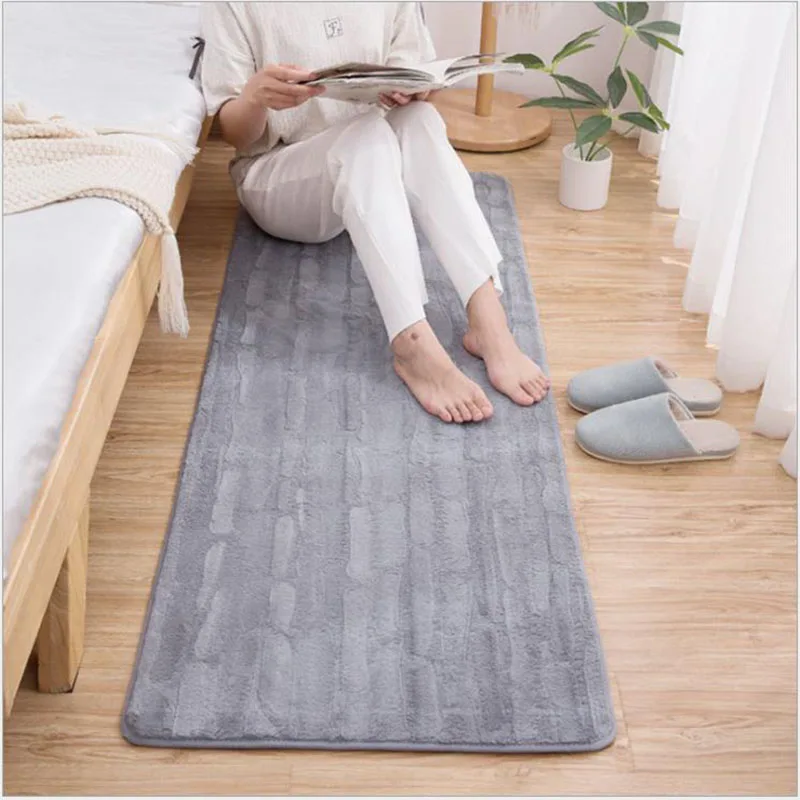 Современный домашний декор ковер из искусственного кроличьего меха для гостиной