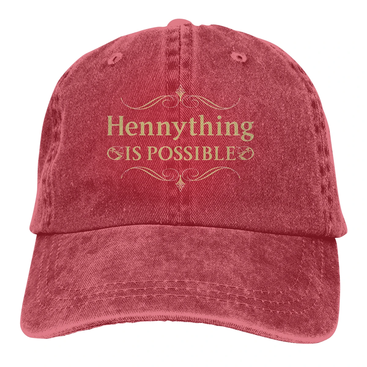 

Hennything Is Possible men's woman's Retro Washed Cowboy hat Baseball Cap