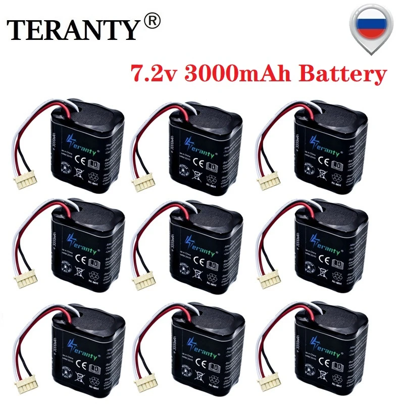 

Оригинальный перезаряжаемый аккумулятор 7,2 в 380 Ач для iRobot Roomba Braava 380 3000 T Mint 5200c Ni-MH 7,2 мАч в аккумулятор от 1 шт. до 10 шт.