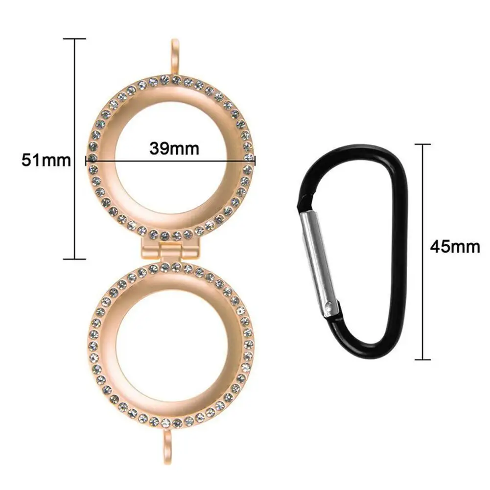 

Metal Protective Sleeve For Airtags Diamonds For Apple Locator Tracker Anti-lost Device Keychain Protective Sleeve Anti-Scratch