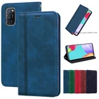 Магнитный кожаный чехол для OPPO A52 A92 A31 A73 A91 A11 A7 AX7 A5 A9 2020 F11 Pro Reno 2Z 2F чехол Realme 5 6 Pro C3 C11 C15 чехол