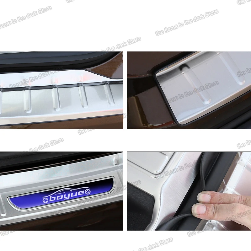 Автомобильный порог для порога двери Lsrtw2017 защитный Geely Boyue атлас 2016 2017 2018 2019 2020