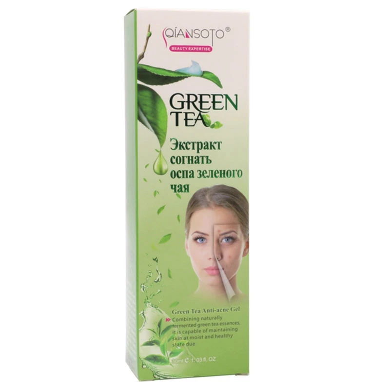 Зеленый чай ремонт лечение акне крем против удалить Комедон прыщи средство для