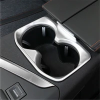 interior cup holder for peugeot 4008 5008 3008 gt 2017 2018 matte chrome framing styling accessories
