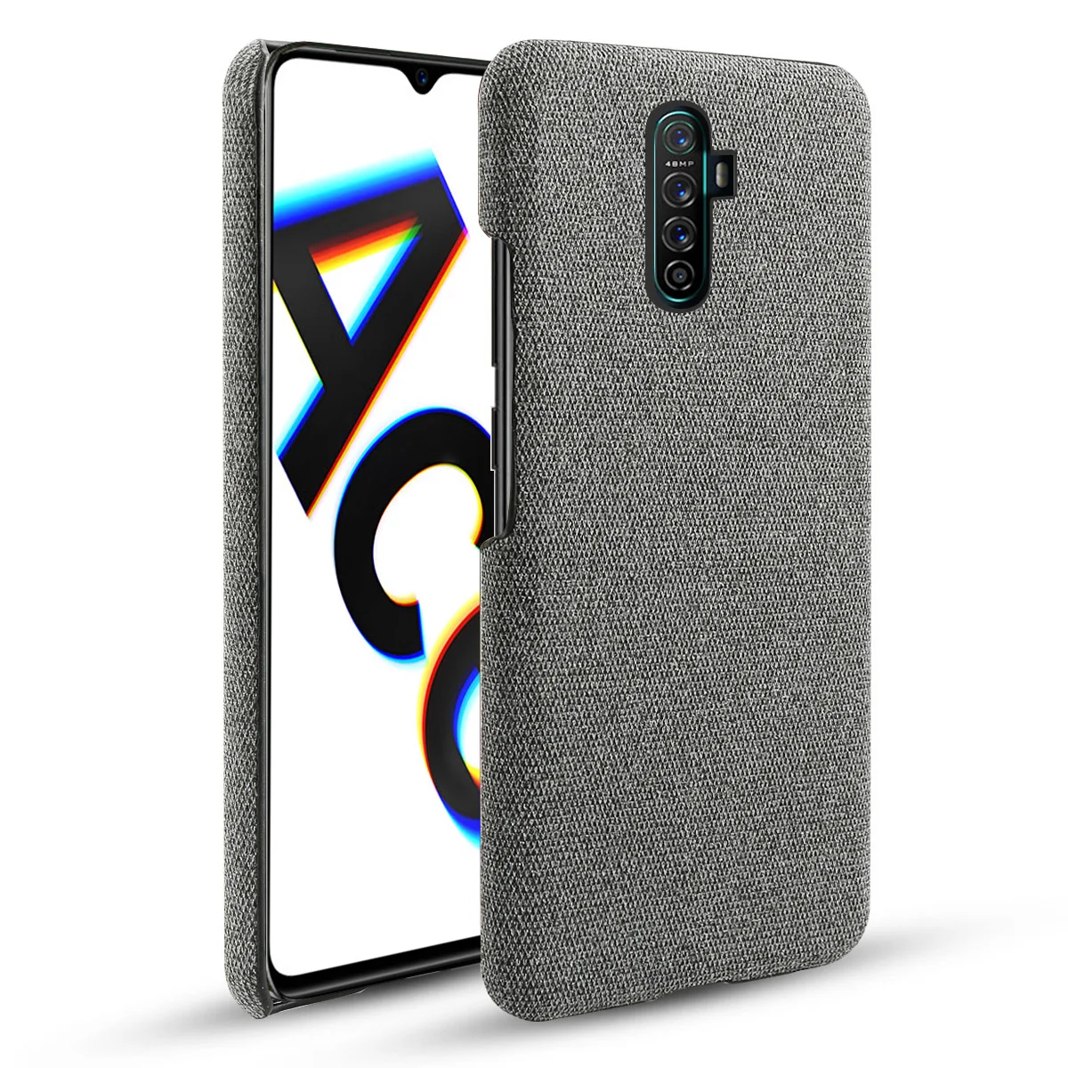 Фото Чехол для Oppo Realme X2 Pro Reno Ace XT тканевый жесткий чехол-накладка тонкий чехол ПК Fundas Чехол для Oppo Realme X2 Pro Reno Ace XT тканевый жесткий чехол-накладка тонкий чехол ПК Fundas