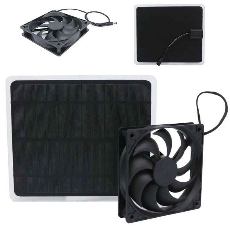Вентилятор на солнечных батареях Мини вентилятор 10 Вт Солнечный вытяжной для