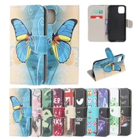 painted leather case for iphone 13 11 12 mini pro max 7 8 plus se 2020 x xs xr fundas shockproof full protection card slot cover