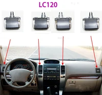 qdaerohive ac air vent outlet tab clip repair kit car accessories for toyota prado lc120 2003 2009 4 027