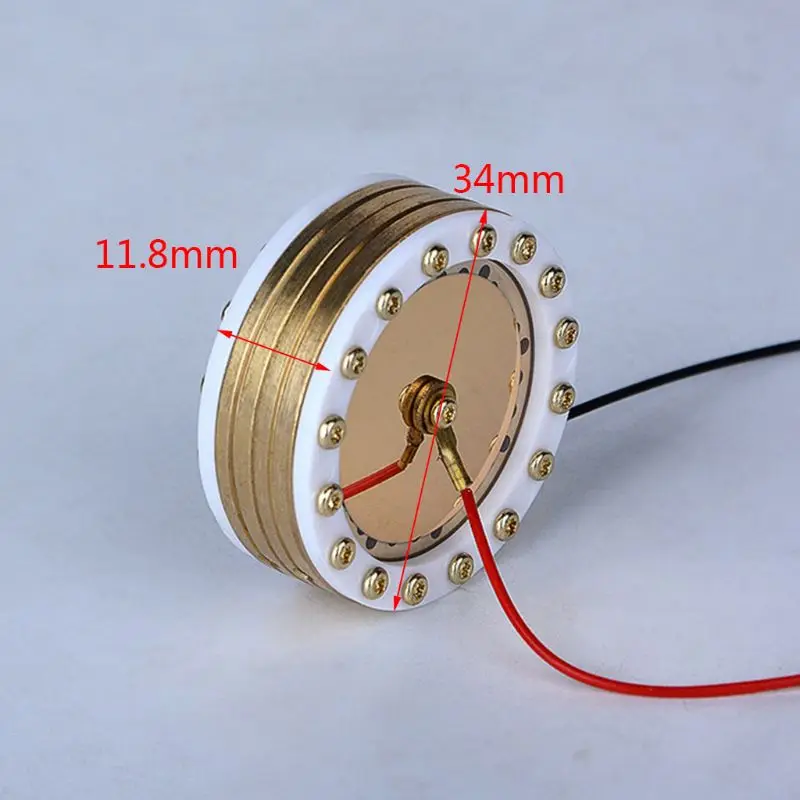 Grande para Microfone Interna de Microfone Condensador para Cabeça de Microfone Cápsula Diafragma Novo 34mm 2022
