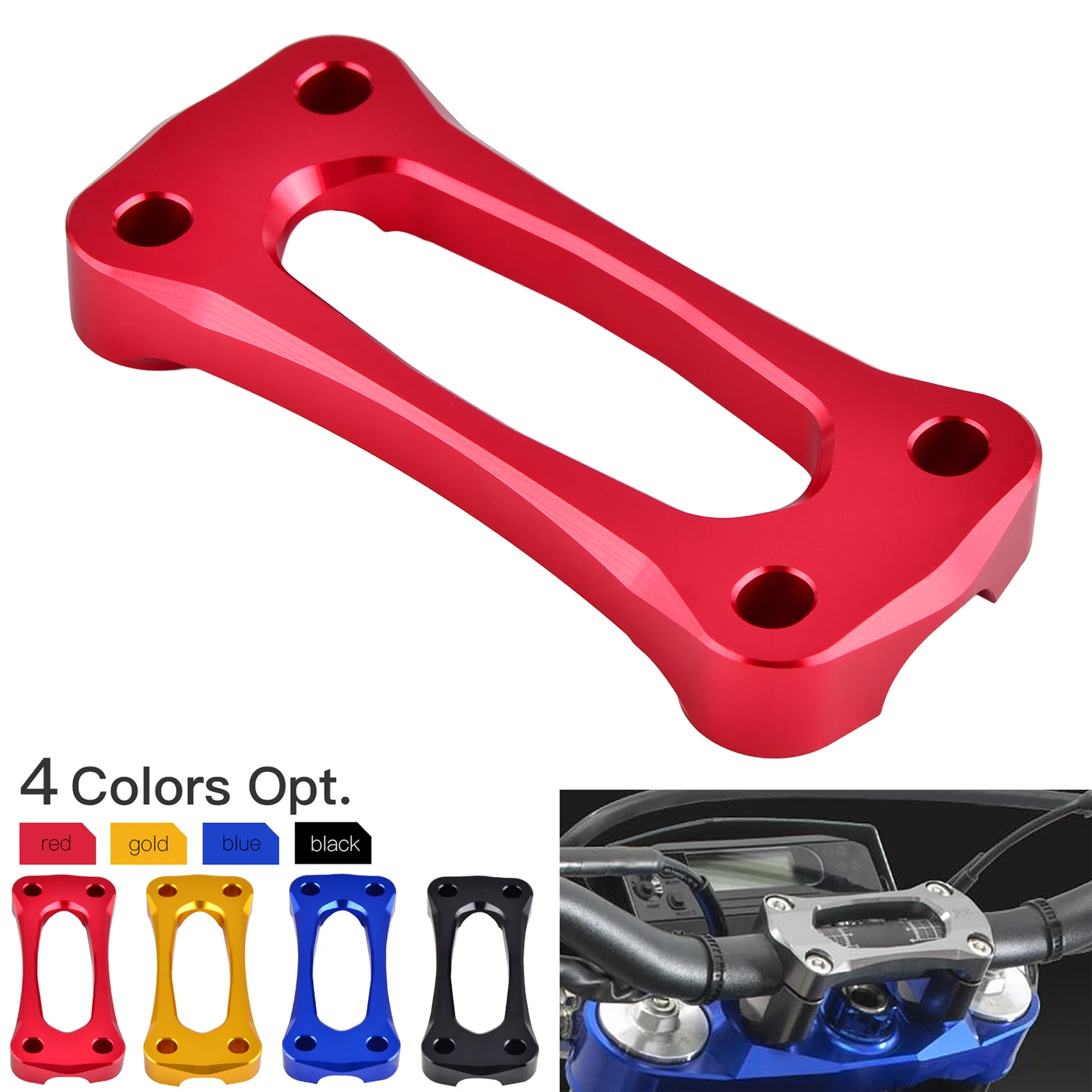 

22MM or 7/8" Handlebars Stabilizer Mount Riser Clamp For Honda CR250R CRM250R CRF 250L 250RALLY XLR 125R 200R 250 250R XR 230