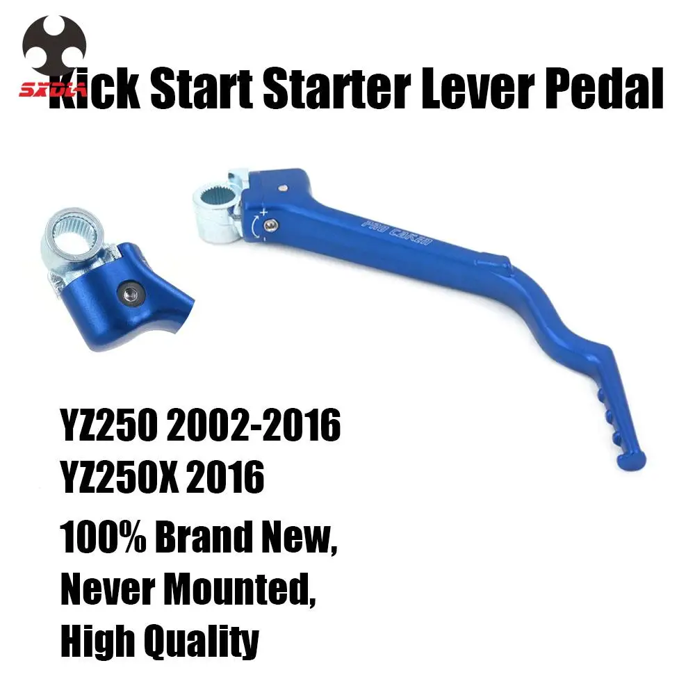 Мотоцикл кованый сплав кикстарт рычаг педаль для YAMAHA YZ250 YZ 250 2002 2003 2004 2005 2006 2007 2016