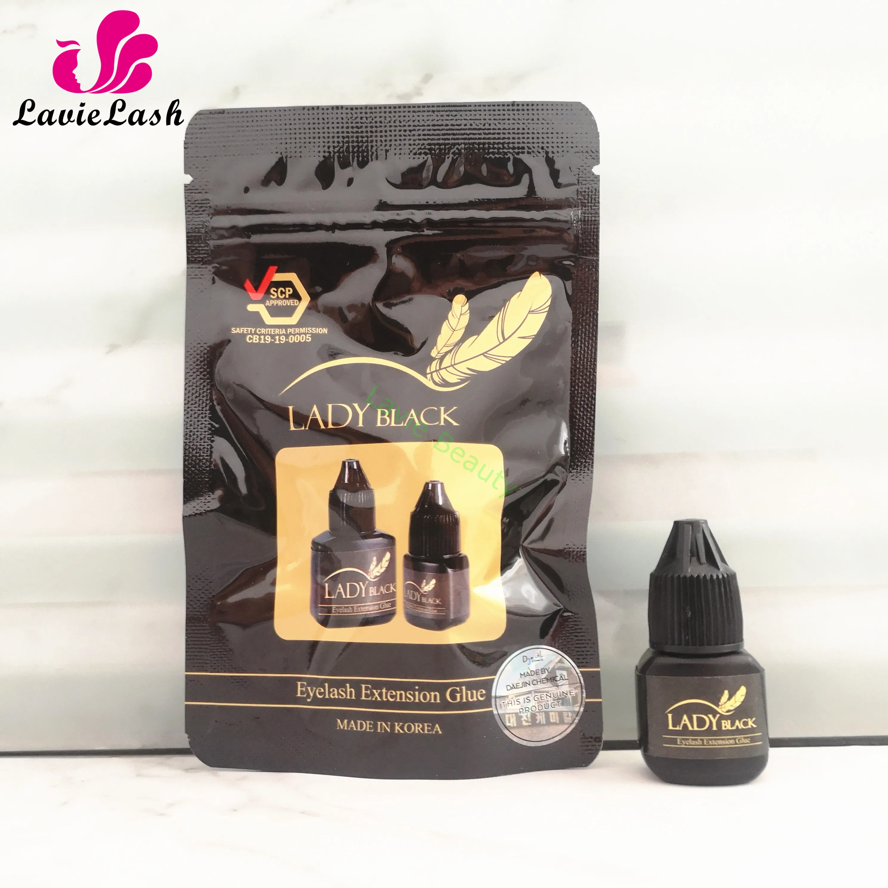 Ресницы для наращивания black Lady 5 шт. оригинальные корейские ресницы с низким