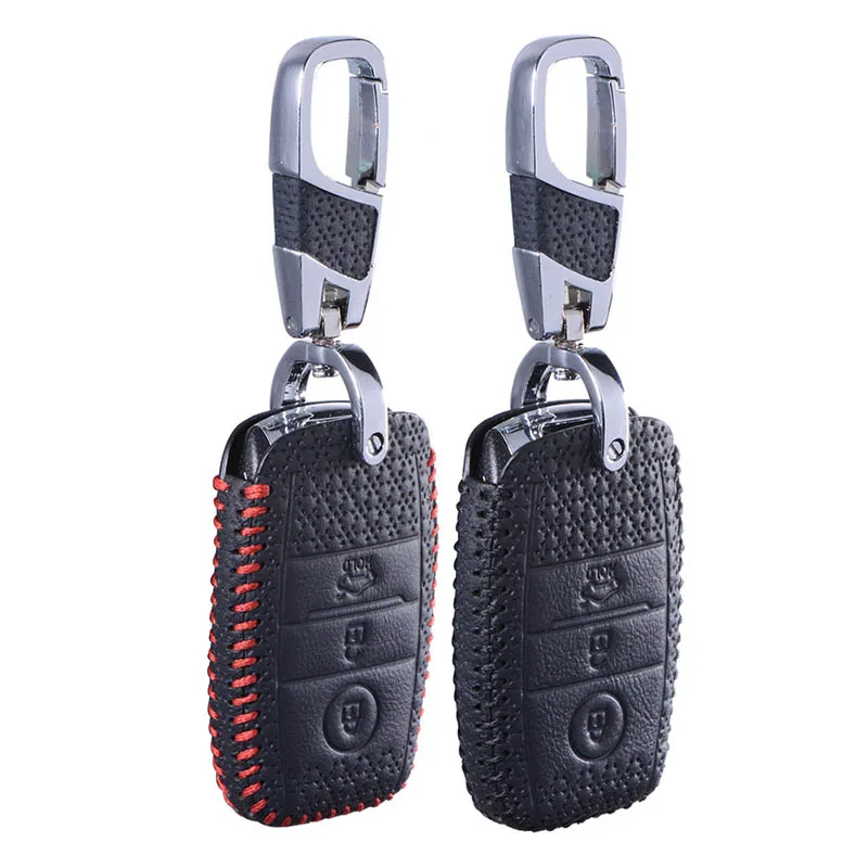 Чехол для ключей из натуральной кожи для KIA Ceed K3 K4 K5 Optima Sorento KX3 KS3 RIO Cerato Frote Soul Sportage R QL KX5 чехол для ключей Fob