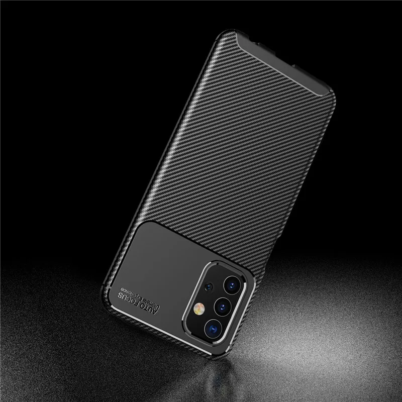 

For Samsung Galaxy A32 Case Carbon Fiber Cover A32 5G Soft Silicone Protective Bumper Phone Cases