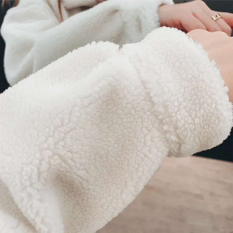 Женская короткая офисная куртка Leiouna модная меховая теплая зимняя парка с