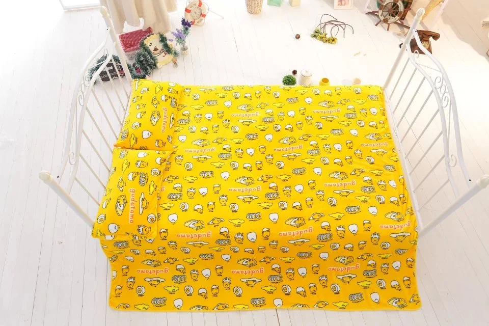 Креативные мягкие животные Gudetama Lazy яичный желток плюшевые фланелевые охлаждающее одеяло простыни наволочка для мягкой подушки детские игрушки
