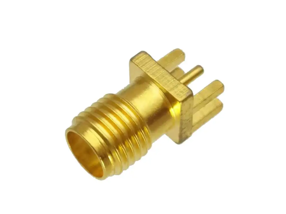 Разъем SMA гнездо припоя PCB зажим edge mount RF коаксиальный|rf coaxial connectors|rf connectorrf |