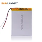3 провода 407292 3,7 v 5000mah батарея для планшета литий-полимерная аккумуляторная 7 дюймов 8 дюймов 9 дюймов