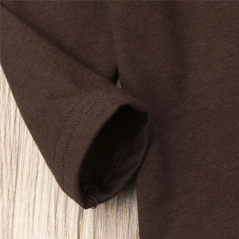 Одежда для маленьких девочек от 0 до 18 месяцев базовый чистый цветной наряд