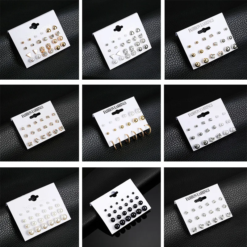 2019 модные новые женские маленькие серьги для девушек классические ретро