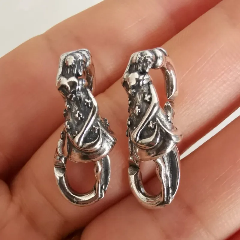 Серия X Button-красивая застежка аутентичная s925 застежка из стерлингового серебра привлекательный, подходит, европейский бренд ювелирный браслет сделай сам