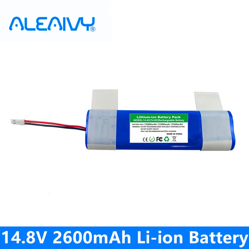 

Original 14.4V 2600mAh 18650 Li-ion Replacement Battery for Ilife V55 V8s V3s Pro V5s Pro V8s X750 Robot Vacuum Cleaner Battery