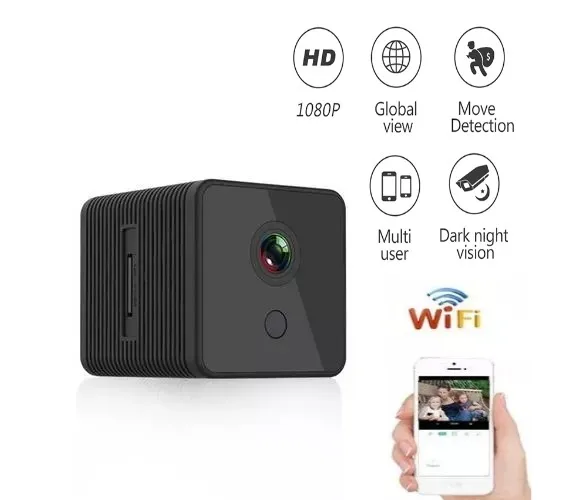 

W19 1080P HD WiFi Camera Mini Camcorder Night Vision Motion Detection DVR Video Voice Recorder Small Cam Sport DV Home Security