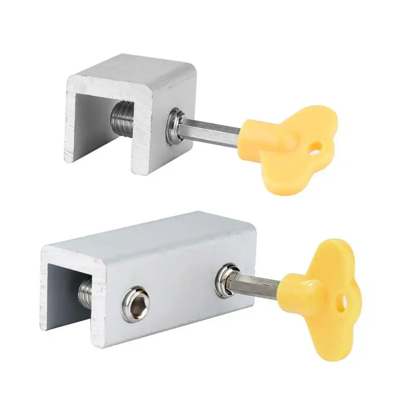 

Security Anti-theft Key Lock Aluminum Alloy Window Sliding Doors Restrictor Door Household Hardware for Baby Kids Safety