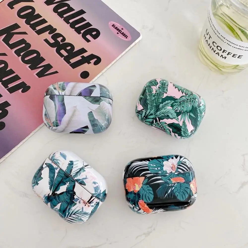 

Чехол с цветами для Airpods Pro, защитный чехол для наушников Apple Airpods Pro