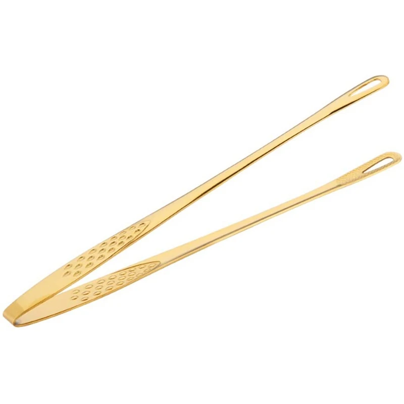 

Stainless Steel Food Tongs Kitchen Cooking Tool Anti-Heat Bread Clip Pastry Clamp Barbecue Kitchen Tong,2Pcs