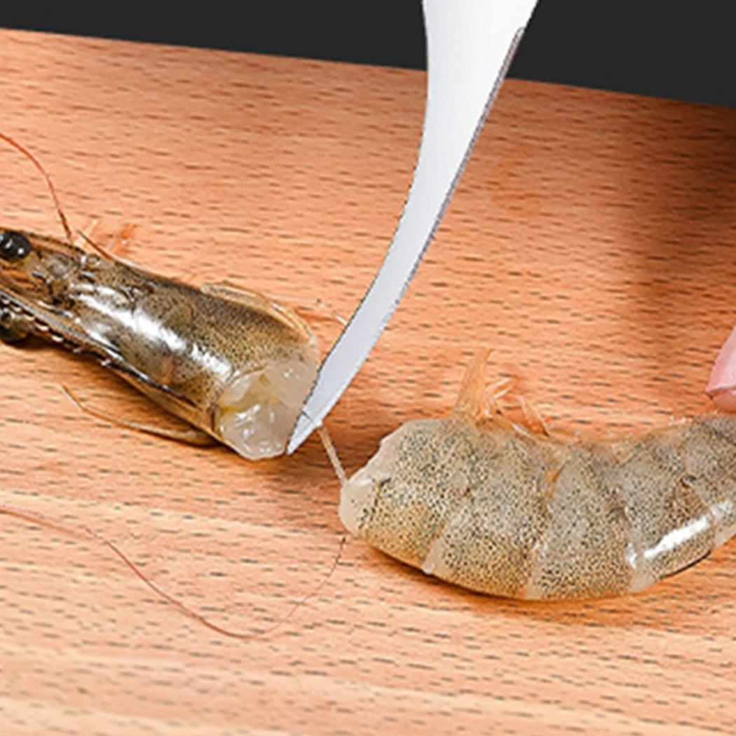 

1pcs Stainless Steel Shrimp Peeler Shrimp Deveiner Shrimp Opener To Shrimp Thread Knife Shrimp Cleaners Kitchen Supplies Tools