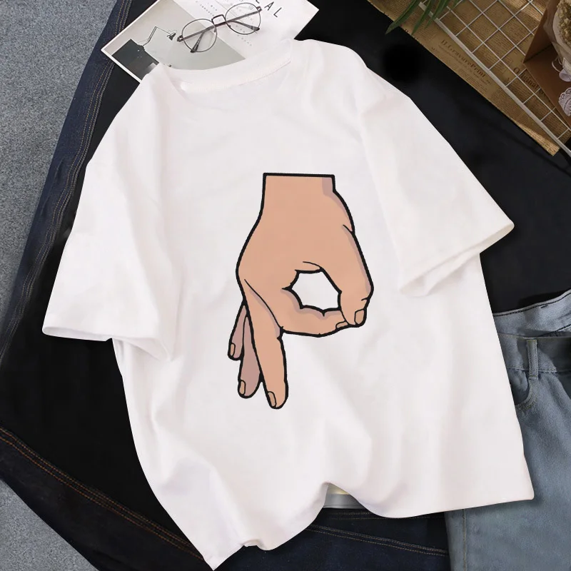 Женская футболка с принтом I Am Very Ok Повседневная летняя коротким рукавом и