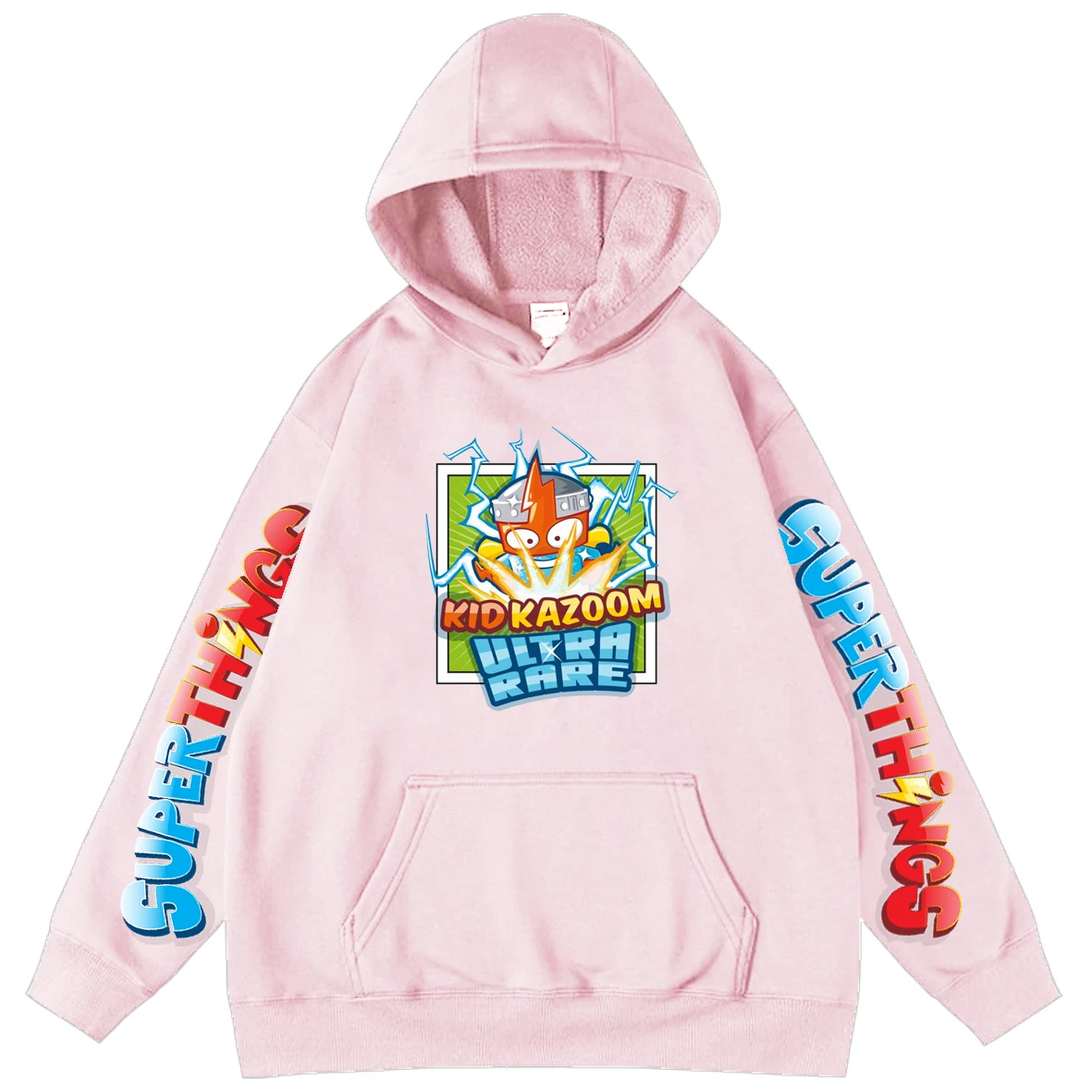 

Superzings Cuff Print Sweatshirt Men's Oversized Hooded Hoody Teen Streetwear Outerwear Fleece Boy Hooded Sweatshirt Long Sleeve