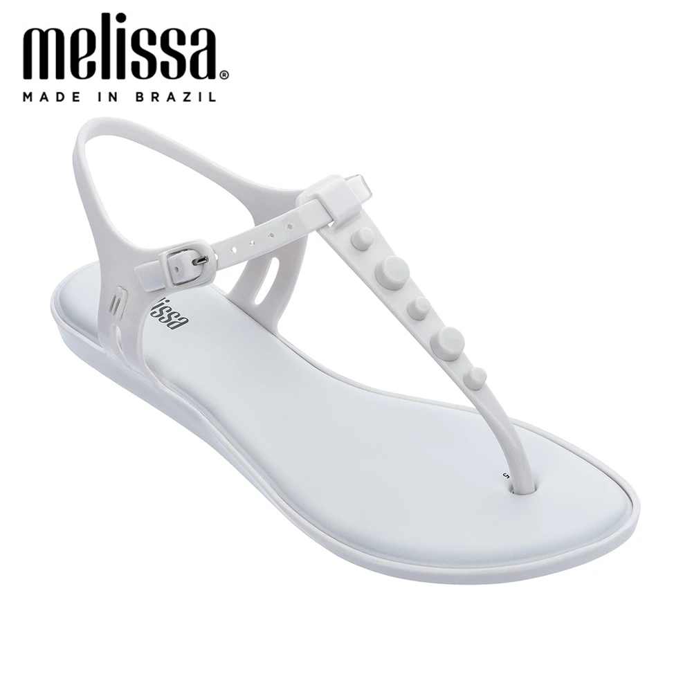 Женские сандалии с заклепками Melissa Solar V желейные туфли на плоской подошве модные