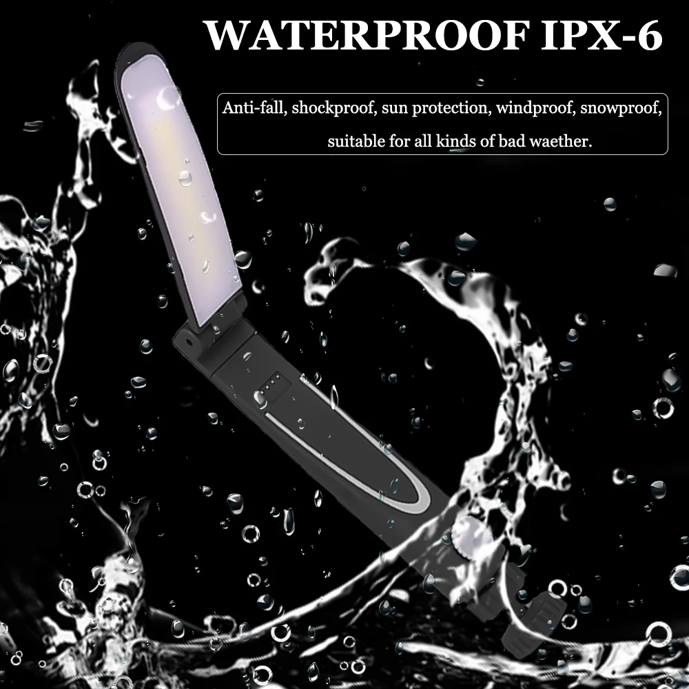 

Portable COB LED Work Light Magnetic Flashlight USB Rechargeable Torch Flexible Inspection Lamp Emergency Light