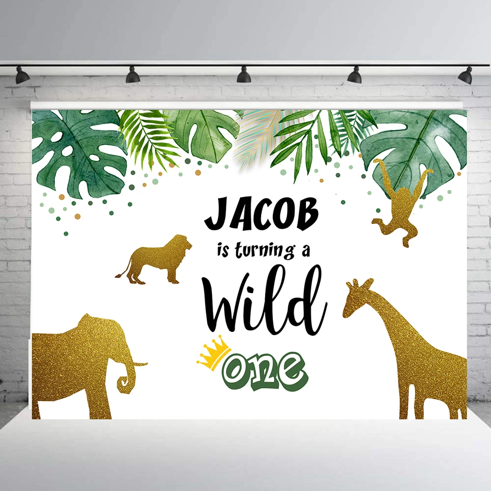 BEIPOTOCustom фон для фотосъемки джунглей сафари животных baby shower Wild one день рождения