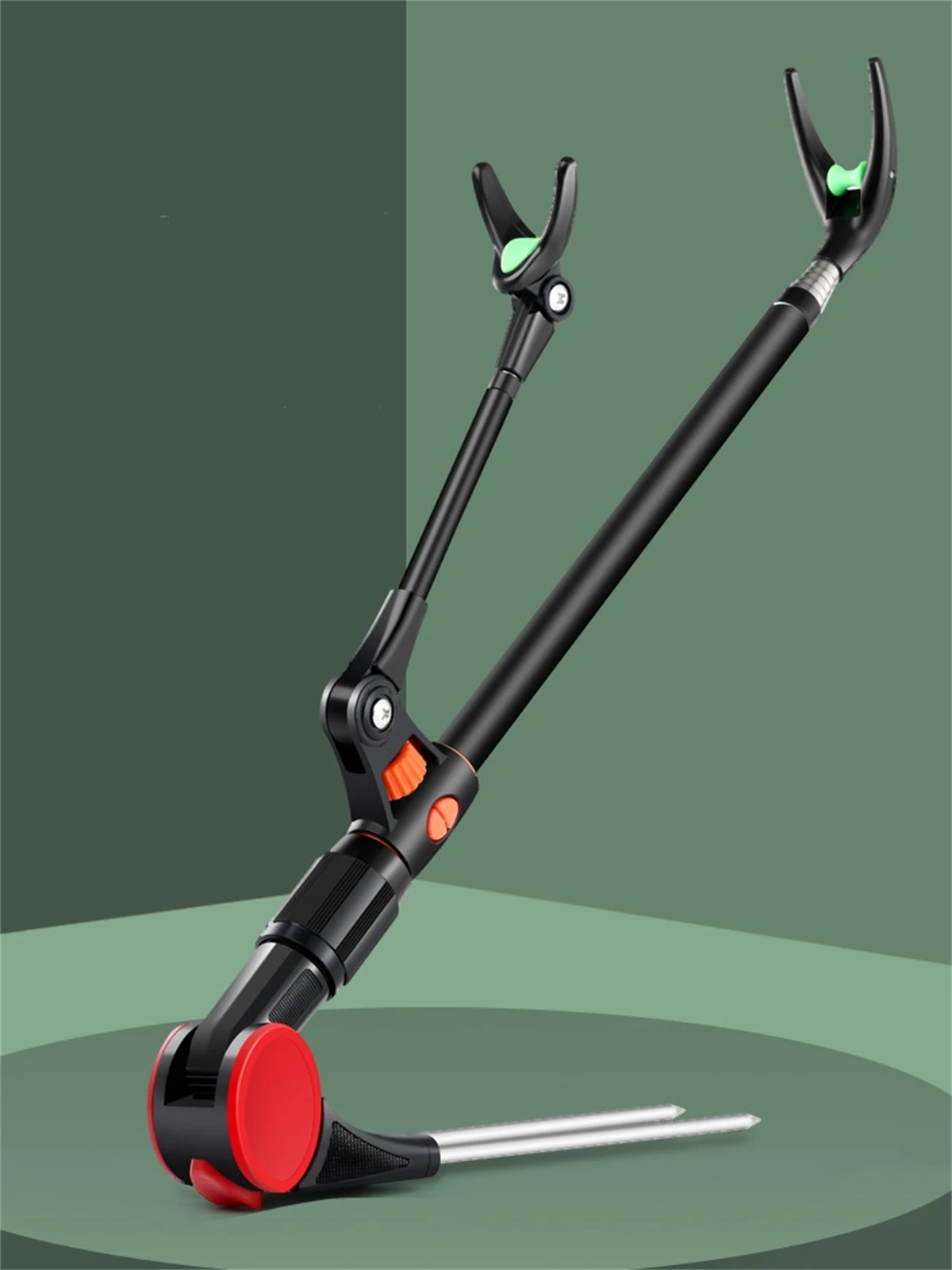 

Fishing accessories telescopic ground fishing rod bracket folding stainless steel fishing rod bracket fishing box fishing chair