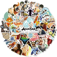 50pcs anime avatar the last airbender waterproof stickers diy skateboard guitar phone laptop cool cartoon decal kids sticker