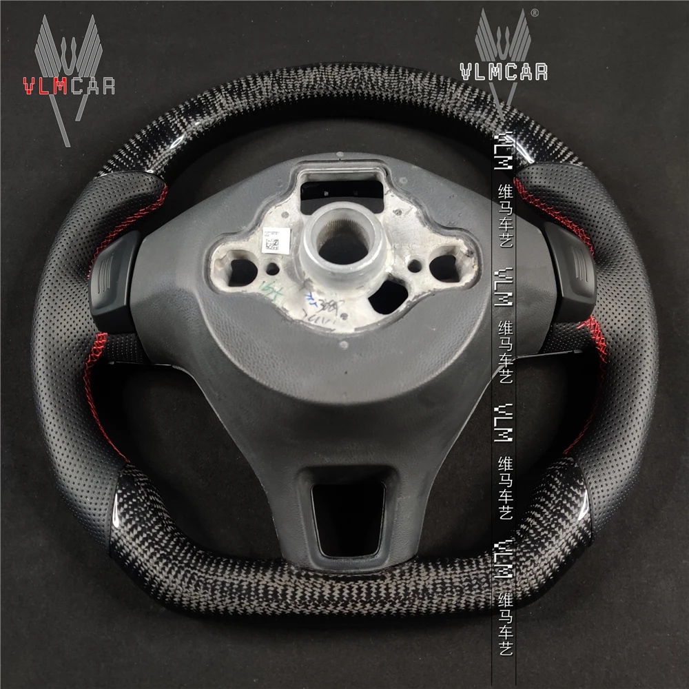 Индивидуальное специализированное рулевое колесо VW Golf из углеродного волокна