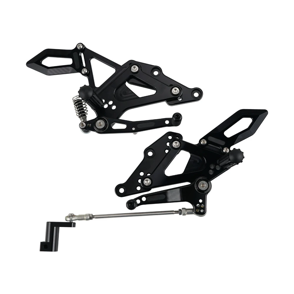 

NICECNC Motorcycle Rearset Black CNC Anodized Aluminum for Honda CBR250RR 2017 2018 2019 Foot Peg Position