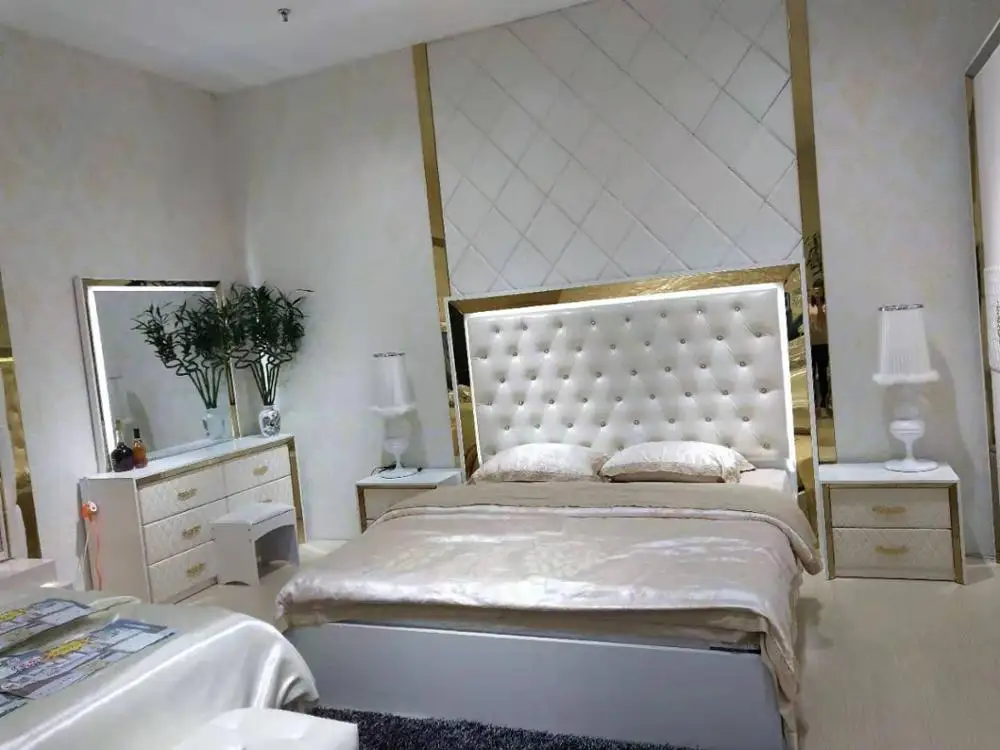 Foshan домашняя мебель новая модель комплект мебели для спальни роскошная кровать с