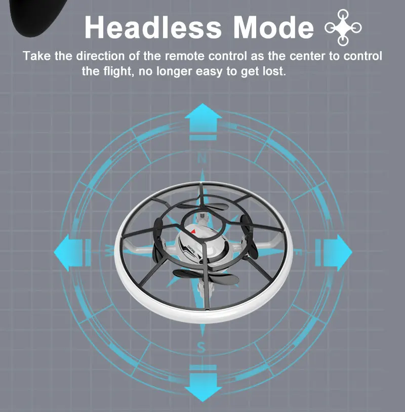 

S122 Mini Drones Helicopter RC UFO Aircraft Hand Sensing Infrared RC Helicopter Small Quadcopter Electric Induction Toys