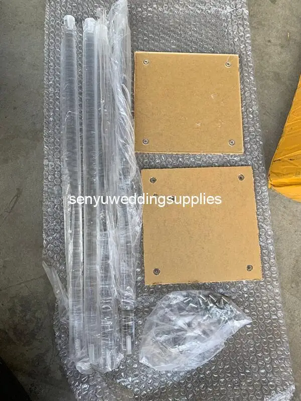 

10pcs)Acrylic Floor Vase Clear Flower Vase Table Centerpiece For Marriage Vintage Floral Stand Columns For Wedding Decoration