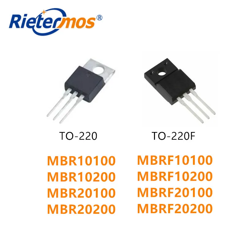 100 шт. MBR10100 MBRF10100 MBR10200 MBRF10200 MBR20100 MBRF20100 MBR20200 MBRF20200 TO 220 220F высокое качество|quality high| |