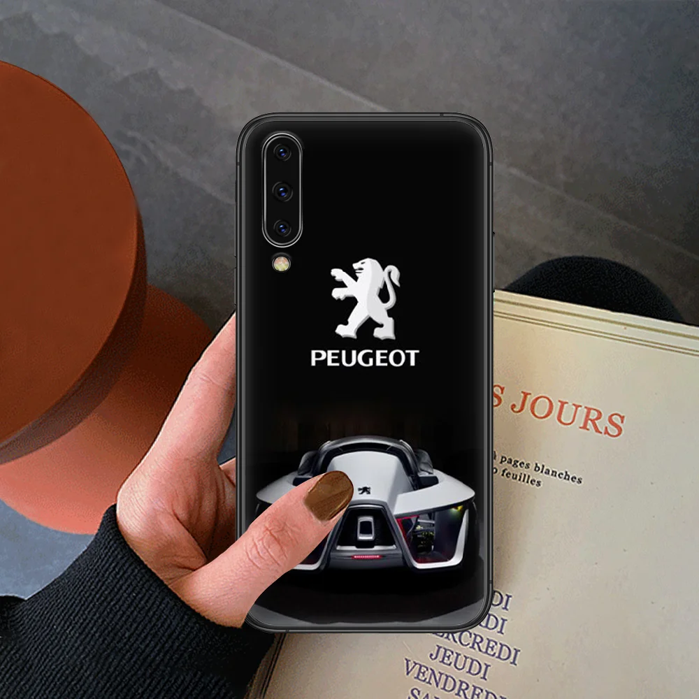 

France Peugeot Cool Soprt Car Phone Case For Samsung Galaxy A 3 5 7 8 10 20 20E 21S 30 30S 40 50 51 70 71 black Back Fashion