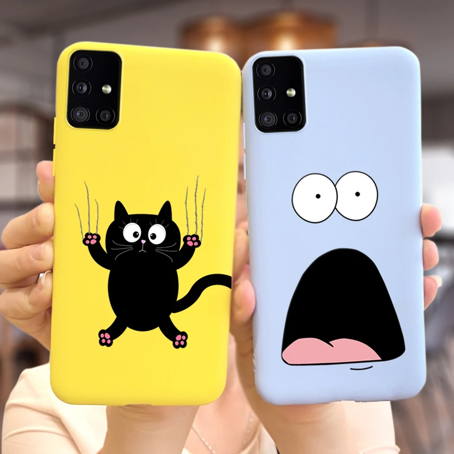 Чехол для Samsung Galaxy M51, задняя крышка из мягкого силикона для Samsung M51 M 51